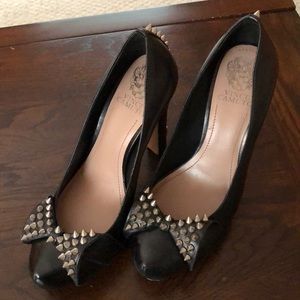 Black platform heels